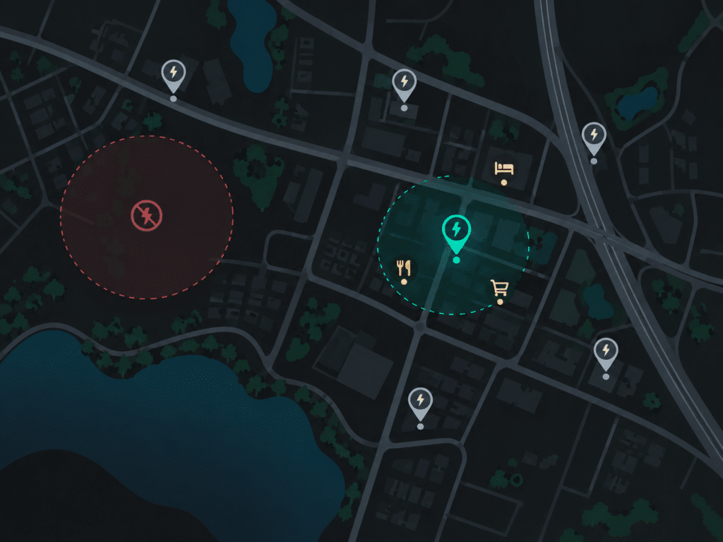 Map Existing EV Charge Points