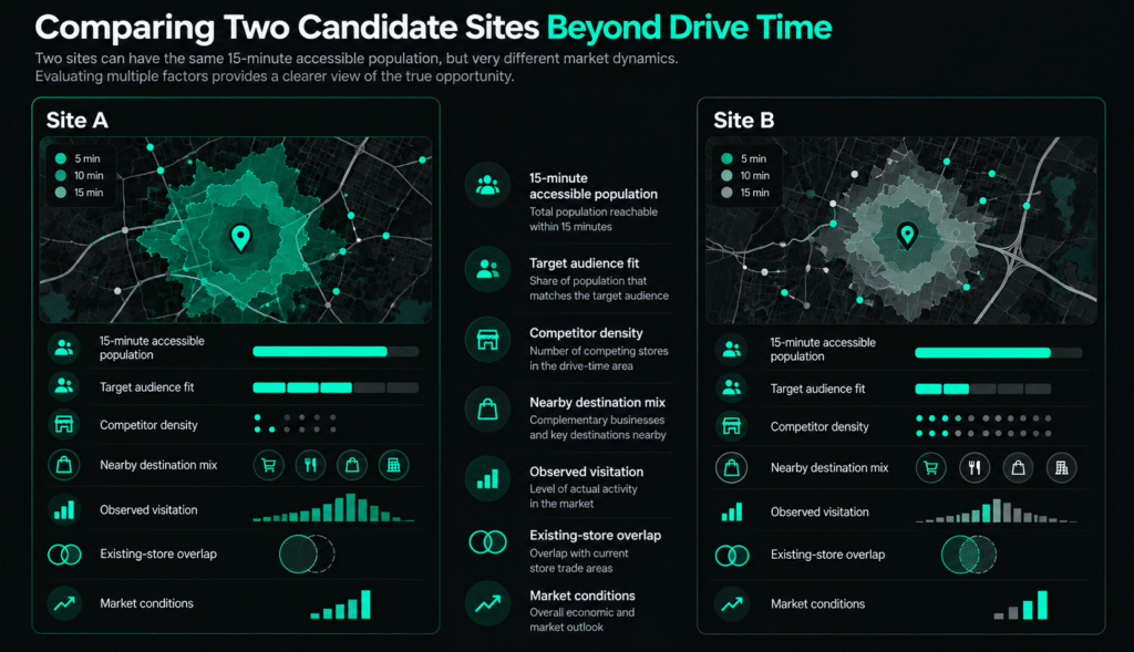 Comparing Candidate Sites_ Beyond Drive Time