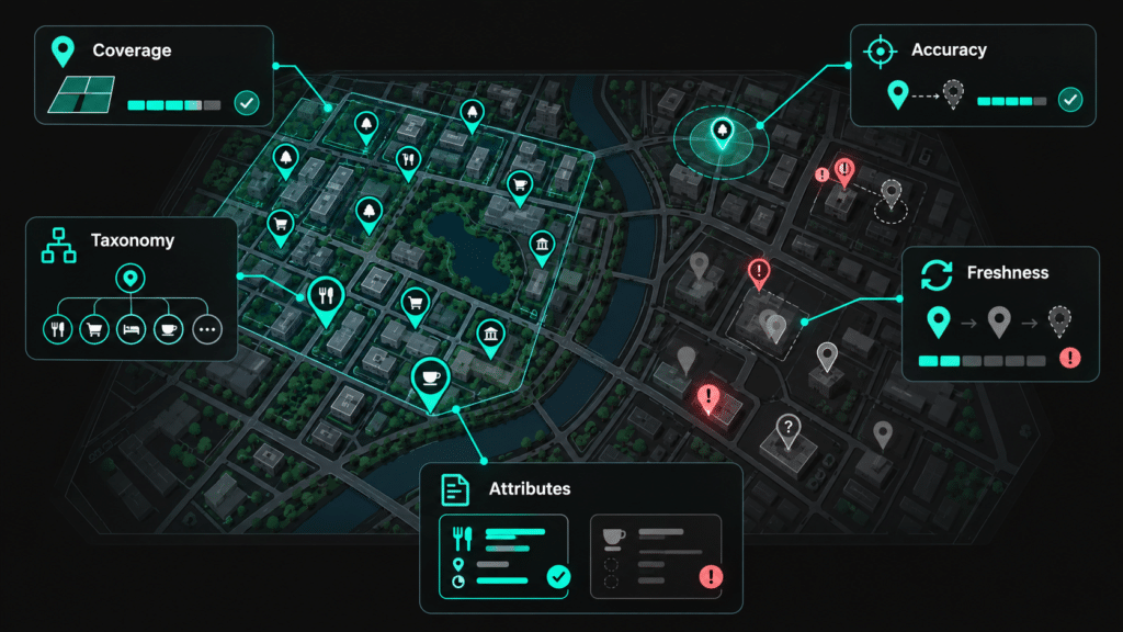 Evaluate POI Data Across the Dimensions That Affect Your Use Case