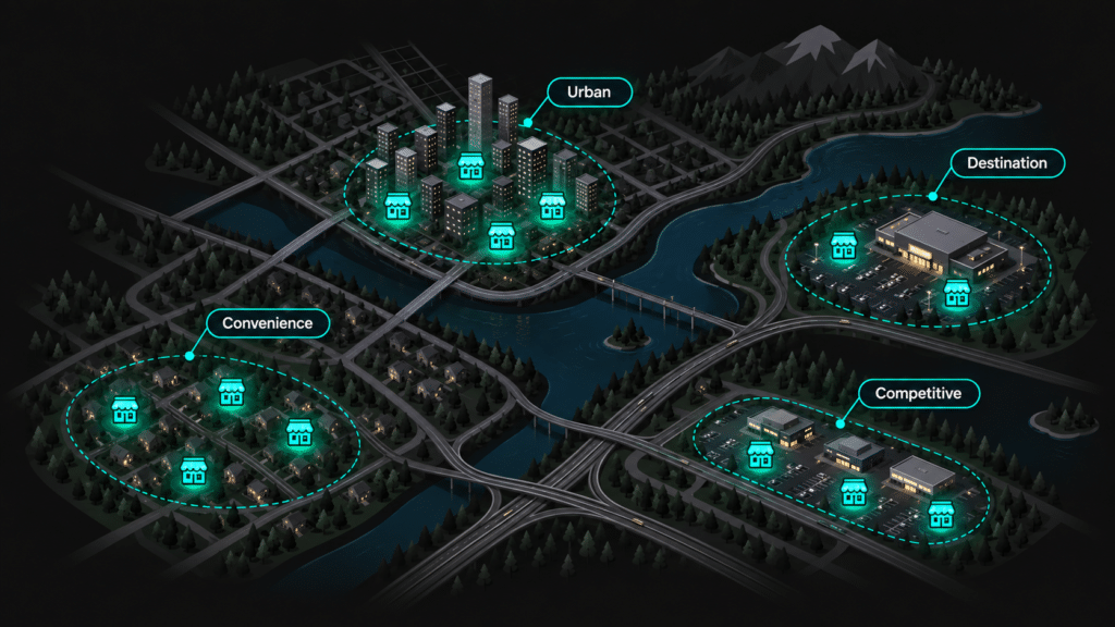 Retail Cluster City Map